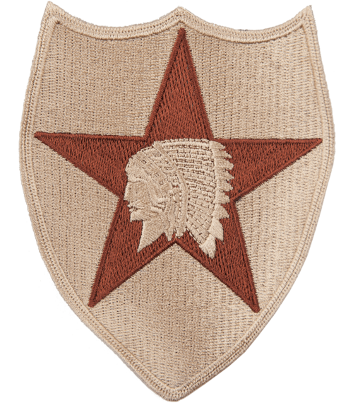 Nášivka: Divize pěší 2. (indián) (2.sv.-souč.)