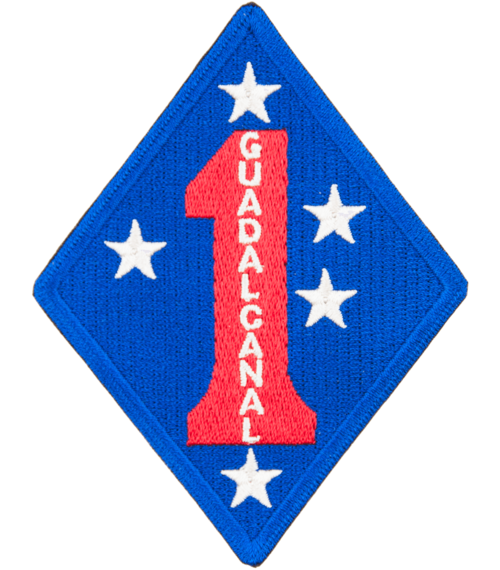 Nášivka: Divize USMC 1. (Guadalcanal)