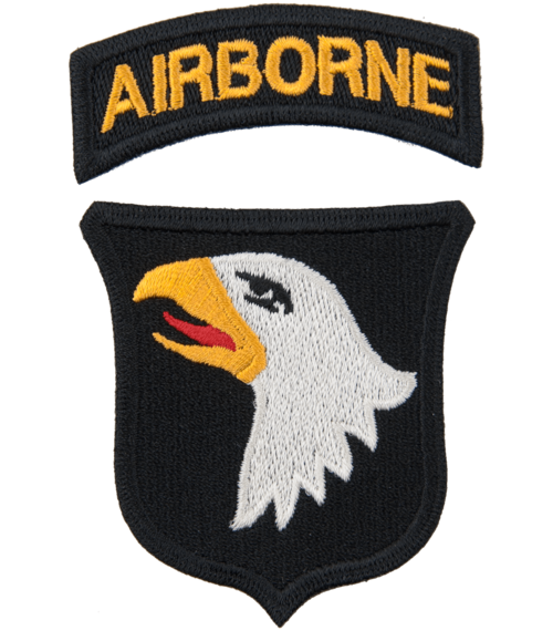 Nášivka: Divize výsadková 101. (orel)