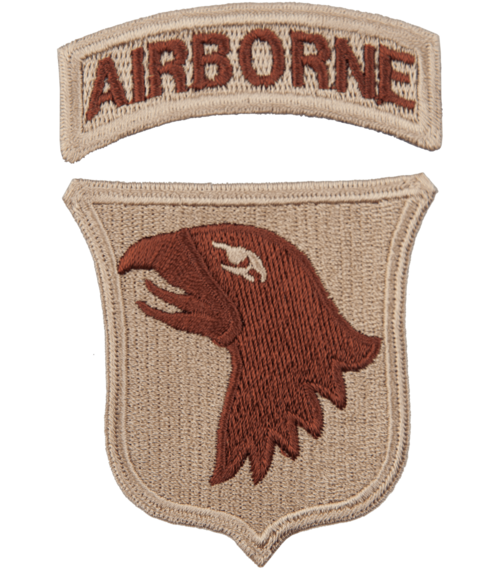 Nášivka: Divize výsadková 101. (orel)