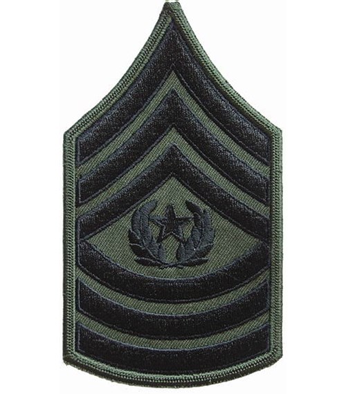 Nášivka: Hodnost US ARMY rukávová Command Sergeant Major